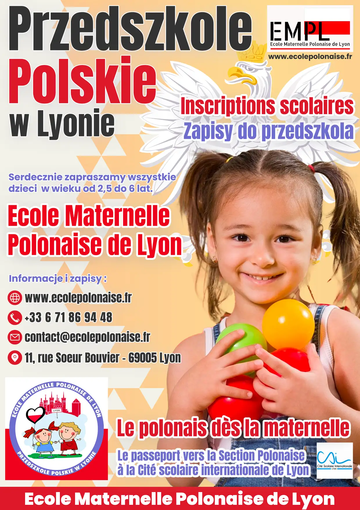 ecole polonaise lyon inscriptions scolaires